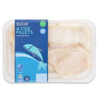 Cod Fillets 450g 4 Pack Skellig Bay